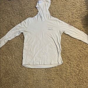 Vineyard Vines Gray Hooded Shirt
